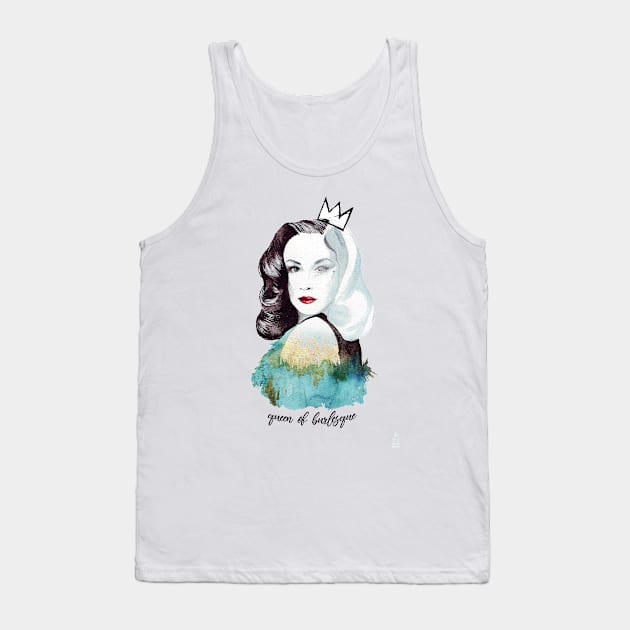 Queen of Burlesque Tank Top by ancapora